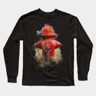 Fire hydrant artistic style Long Sleeve T-Shirt